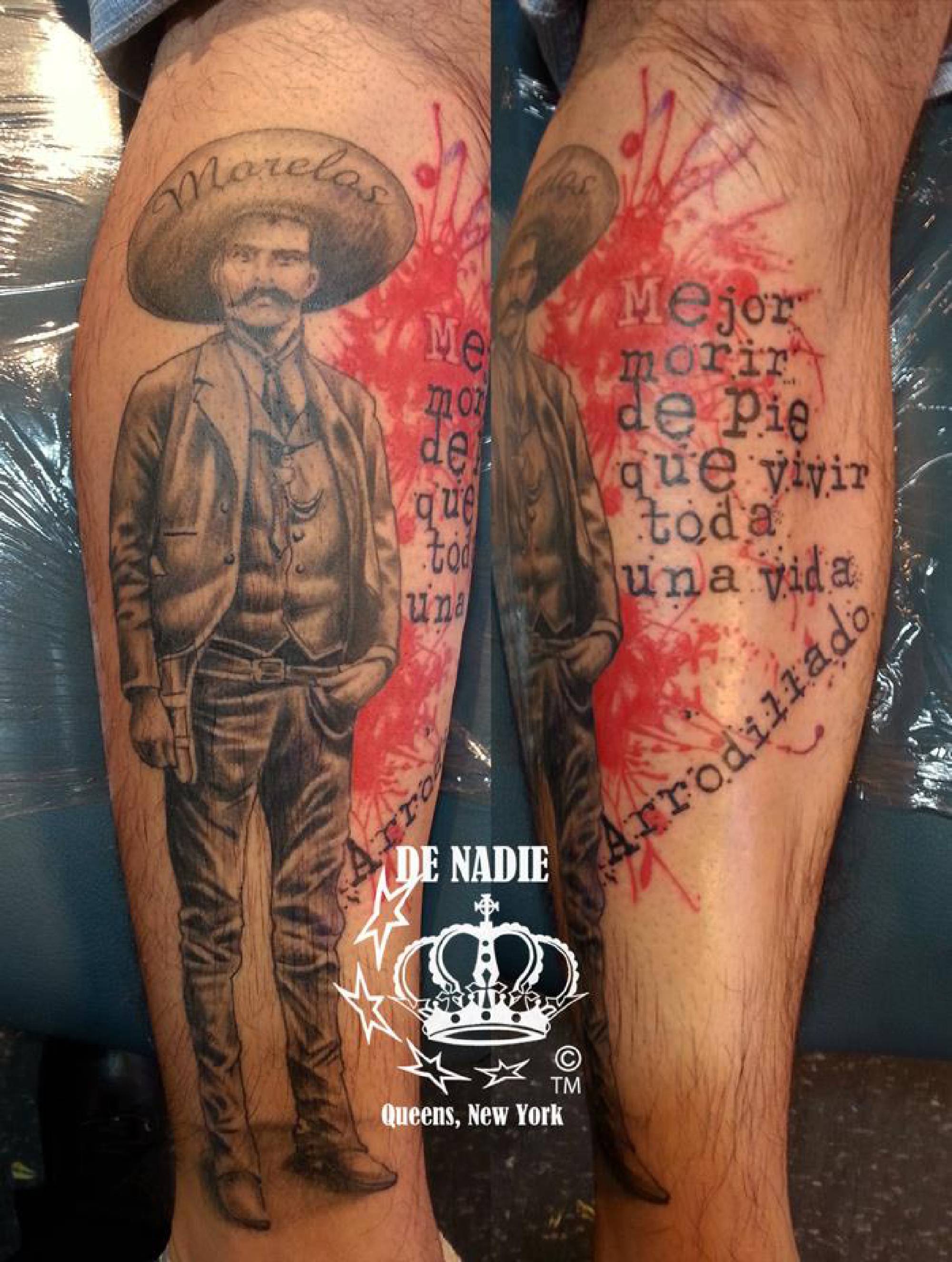 Emiliano Zapata tattoo
